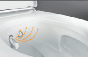 Dusch-WC mit Föhn