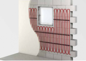 Zewotherm Putzsystem für Wandflächenheitzung